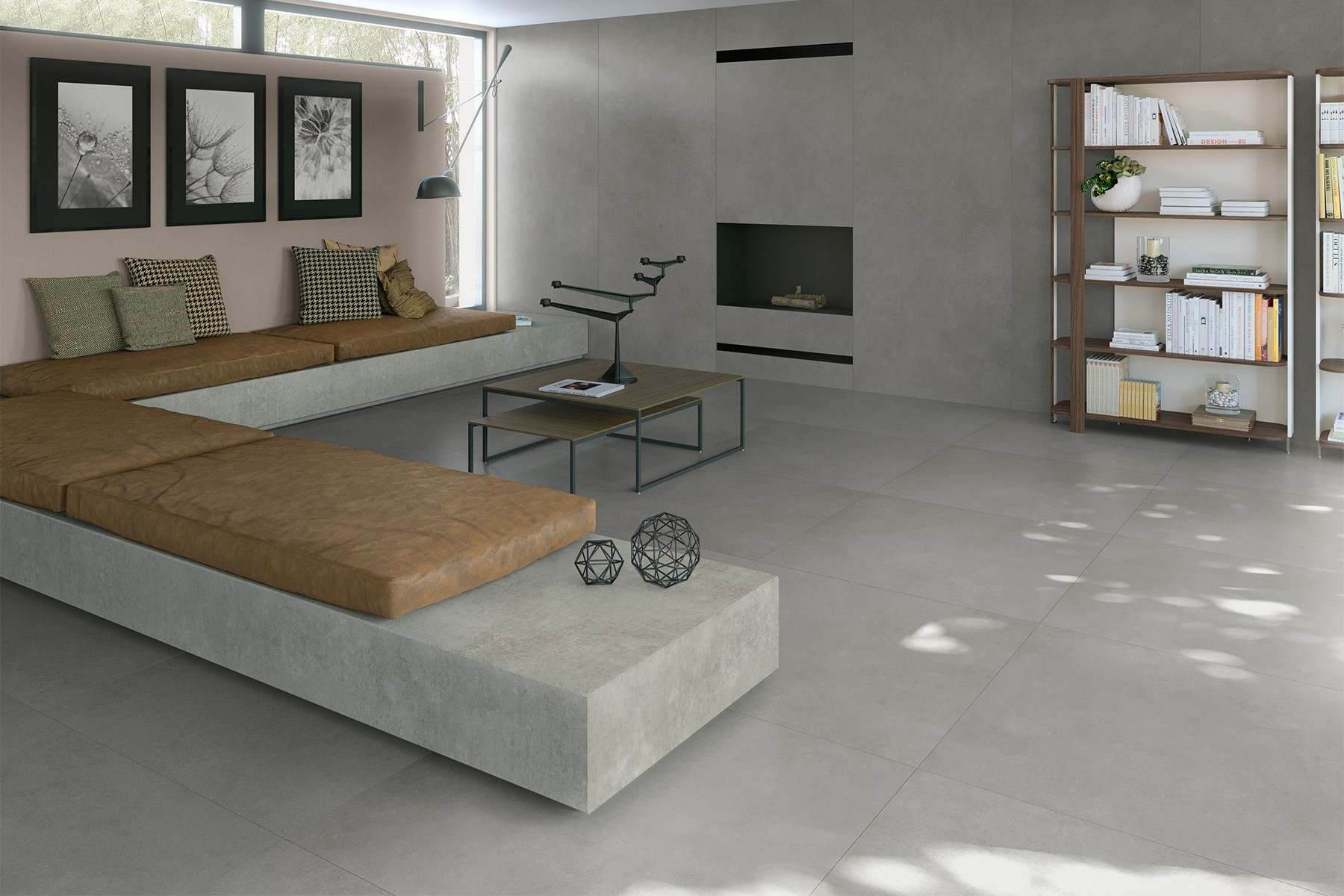 Micro Cement Grey Tiles