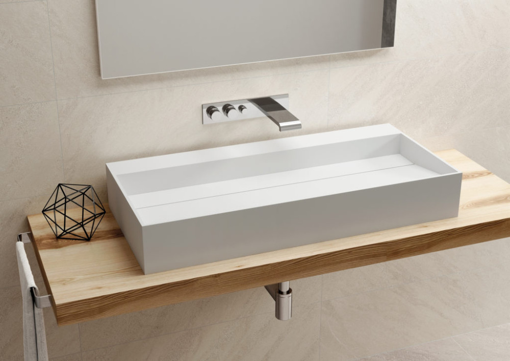 California supportive countertop Glacier White