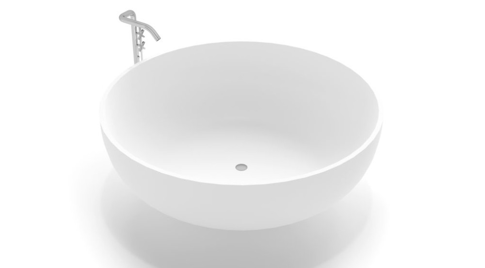 Eire Free Standing Bathtub in Glacier White