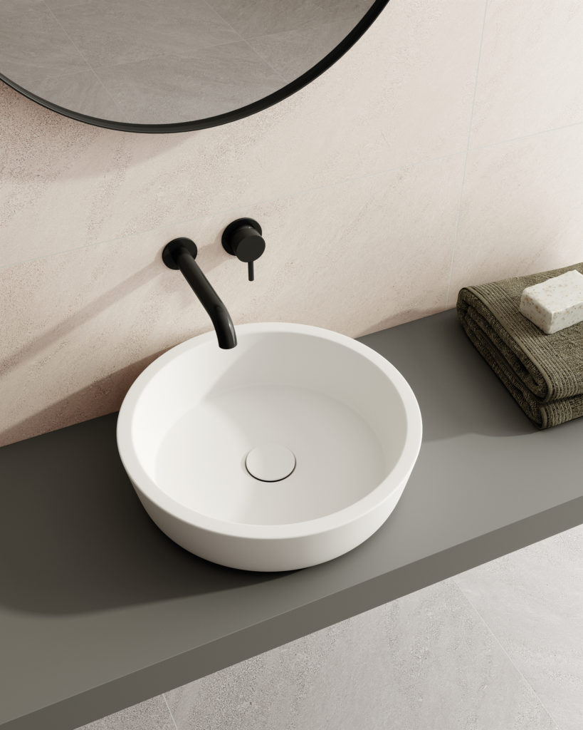 Italica supportive countertop Glacier White