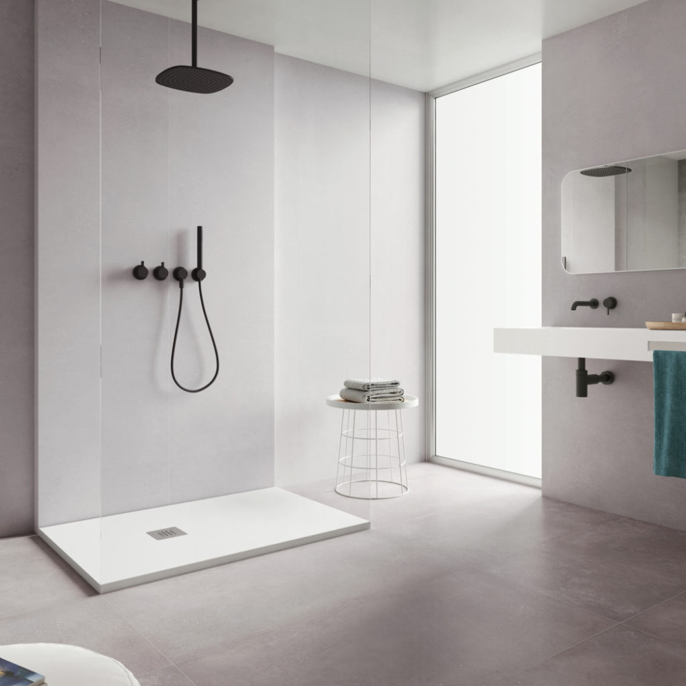Maui Soft Shower Tray Classic White