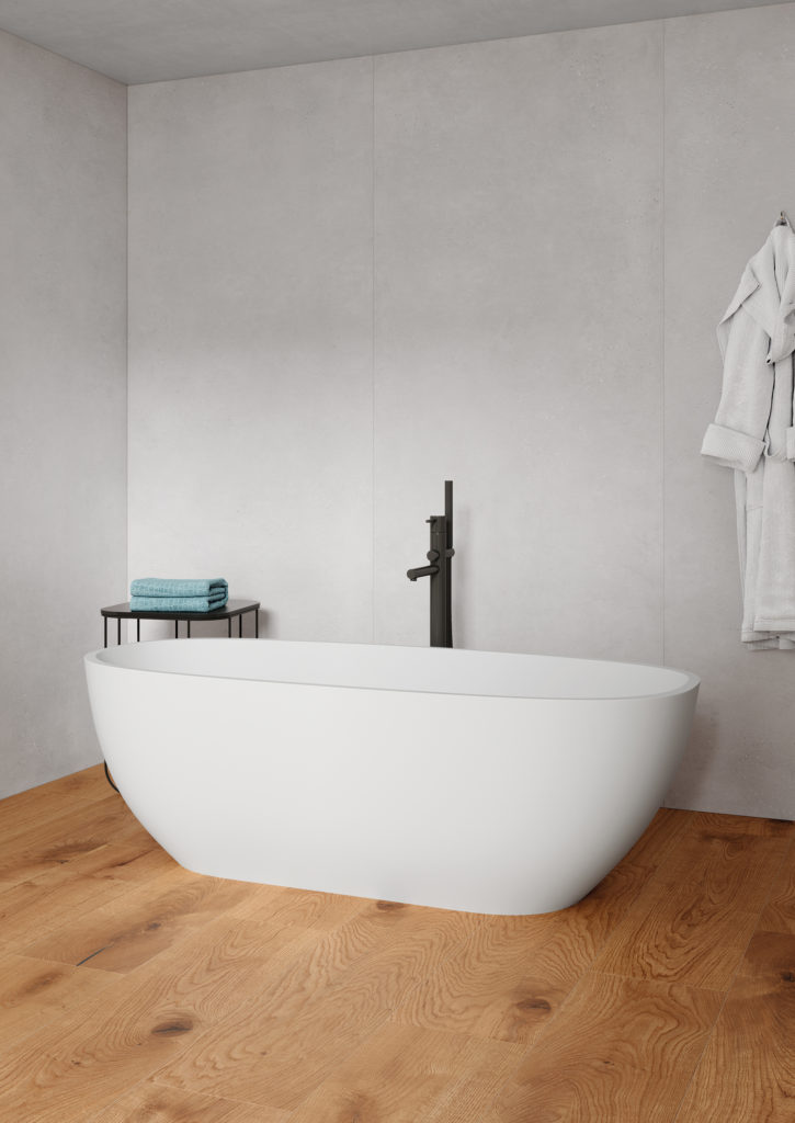 Michigan Free Standing Bathtub in Glacier White