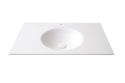Lisboa built into countertop Glacier White