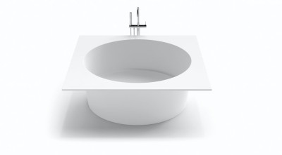 Midol Bathtub in Glacier White