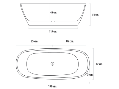 Ness Bathtub Dimensions