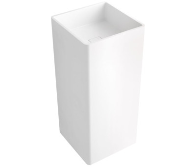 Square Washbasin Classic White